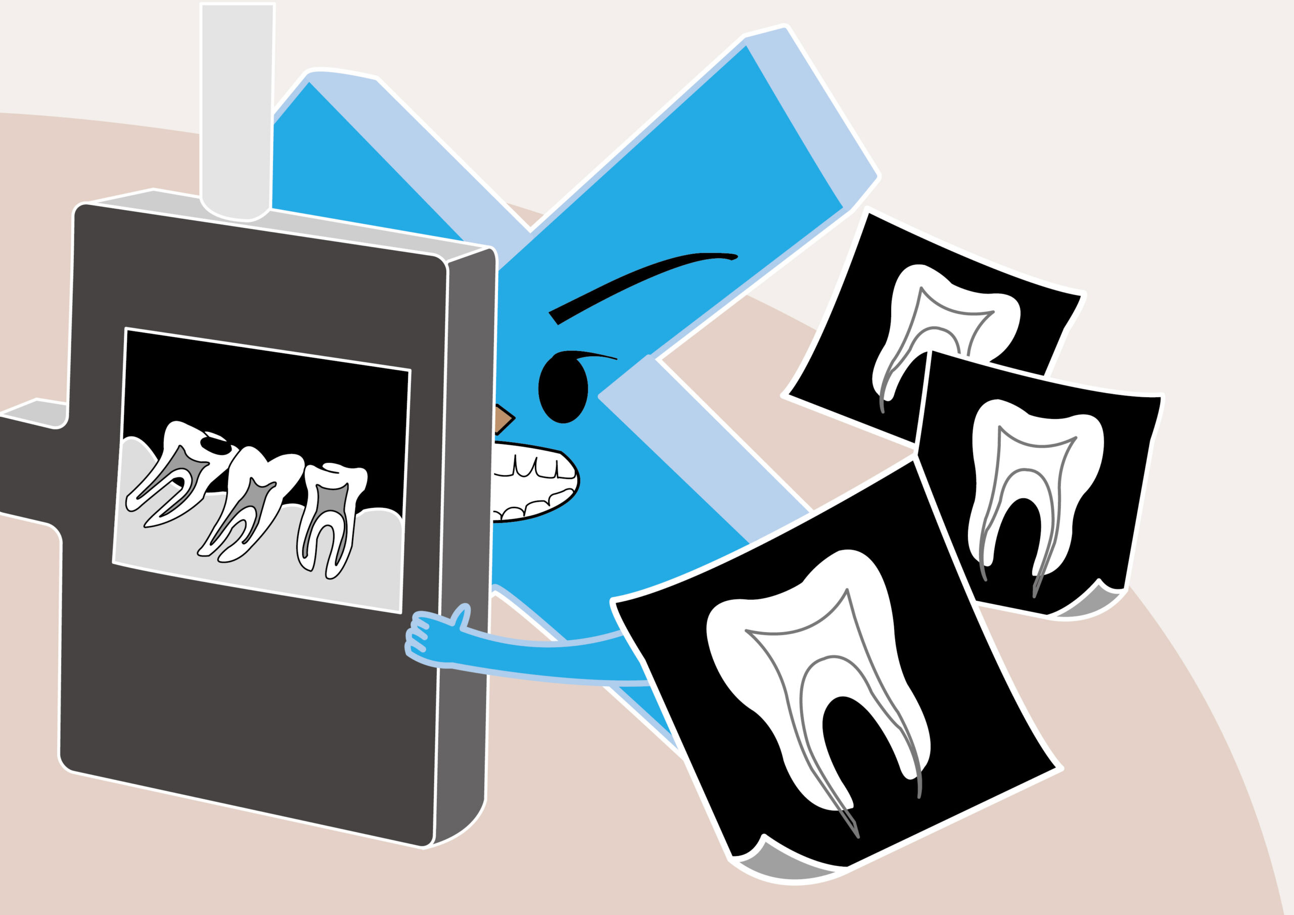 兒童拍攝 X 光片